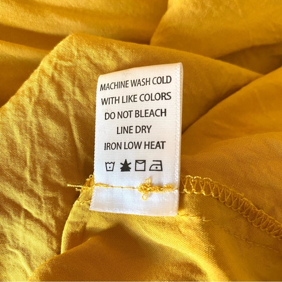 Max Studio Tiered Sleeveless Yellow Maxi Dress Size S - Picture 14 of 16